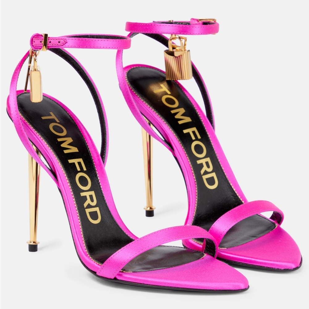 Tom Ford Pink Satin Stilettos
